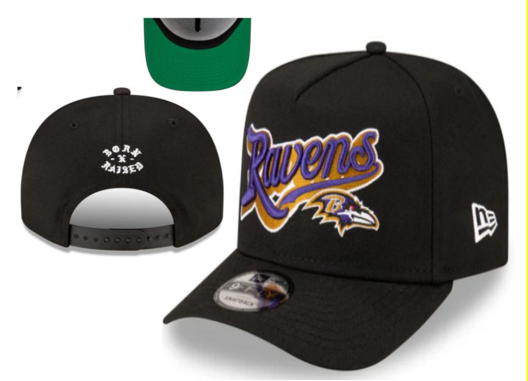 2026 NFL Baltimore Ravens Hat style YS02->nba hats->Sports Caps